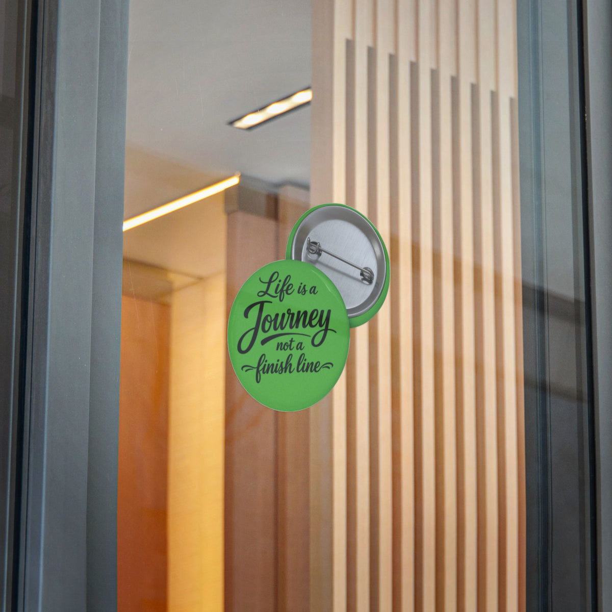 Motivational Journey Sticker - "Life is a Journey, Not a Finish Line" UV DTF Decal