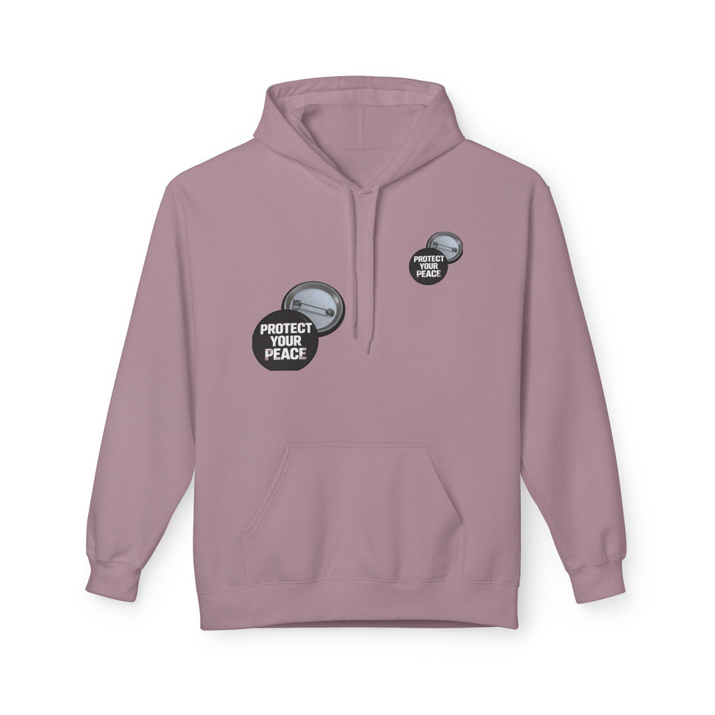 Protect Your Peace Hoodie — Minimal Badge Graphic Pullover
