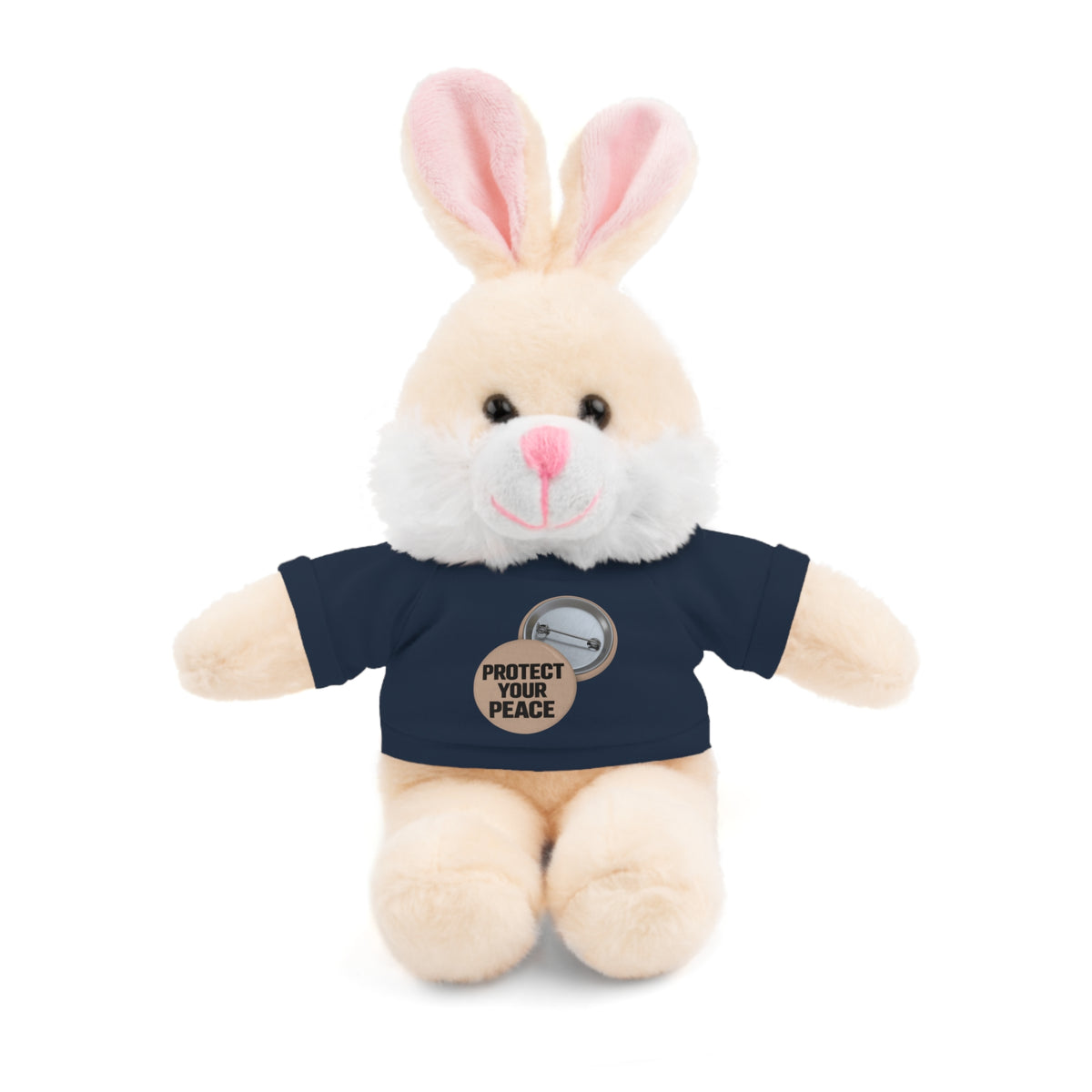 Protect Your Peace Teddy Bear — Plush Stuffed Animal with Tee