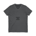 Protect Your Peace V-Neck Tee — Minimalist Self-Care Message Shirt