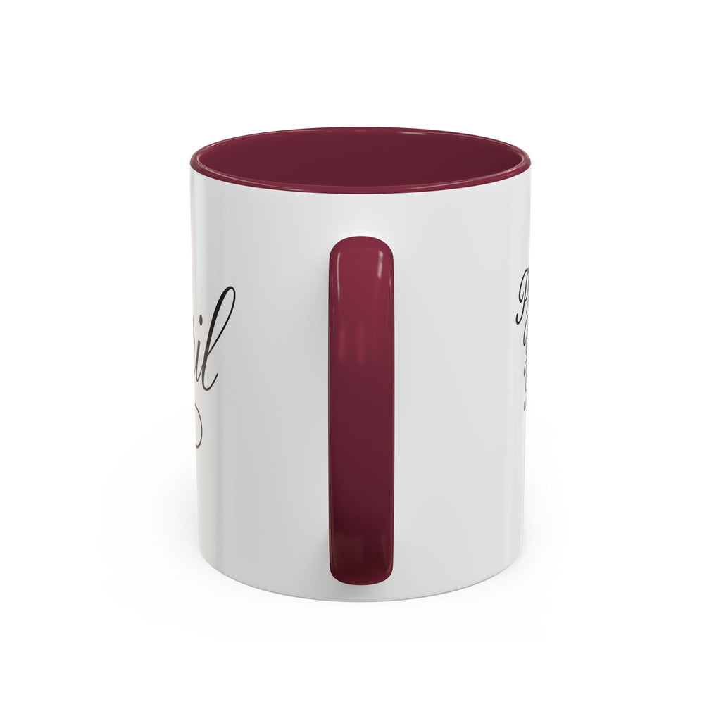 April Script Name Mug — Personalized Birthday Month Coffee Cup (11oz, 15oz)