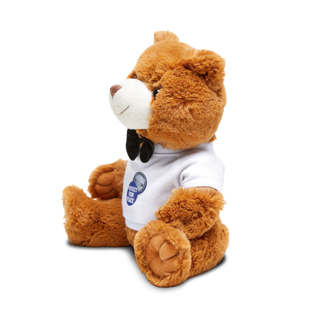 Protect Your Peace Teddy Bear Plush with 'Protect Your Peace' T‑Shirt