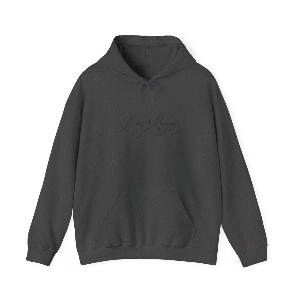 Protect Your Peace Hoodie2 — "Jesus Reigns" Faith Graphic Hooded Sweatshirt