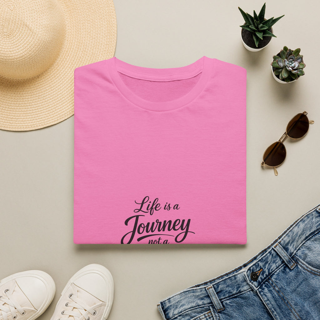 Life Is a Journey T-Shirt2 – Minimal Inspirational Quote Tee