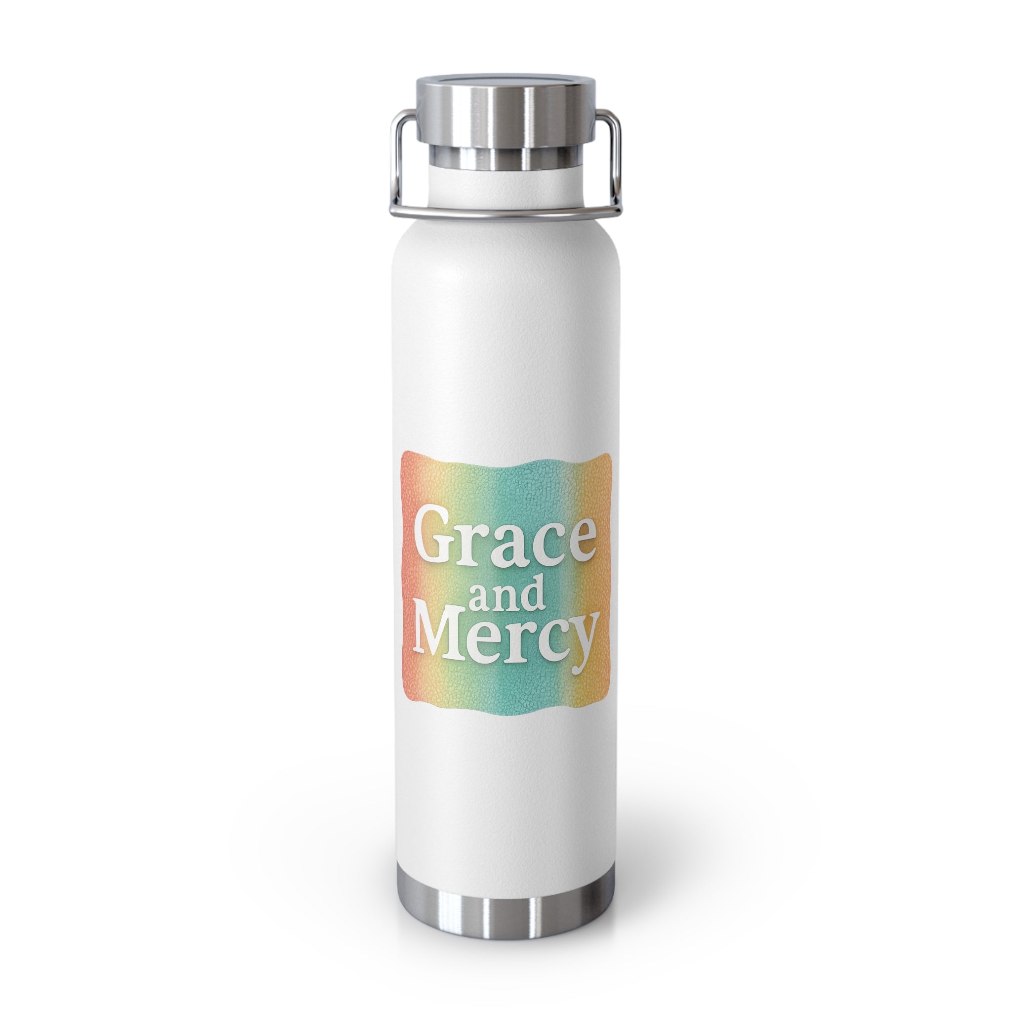 Grace and Mercy 22oz Insulated Water Bottle