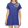 Protect Your Peace T-Shirt Dress – Relaxed AOP Graphic Tee Dress