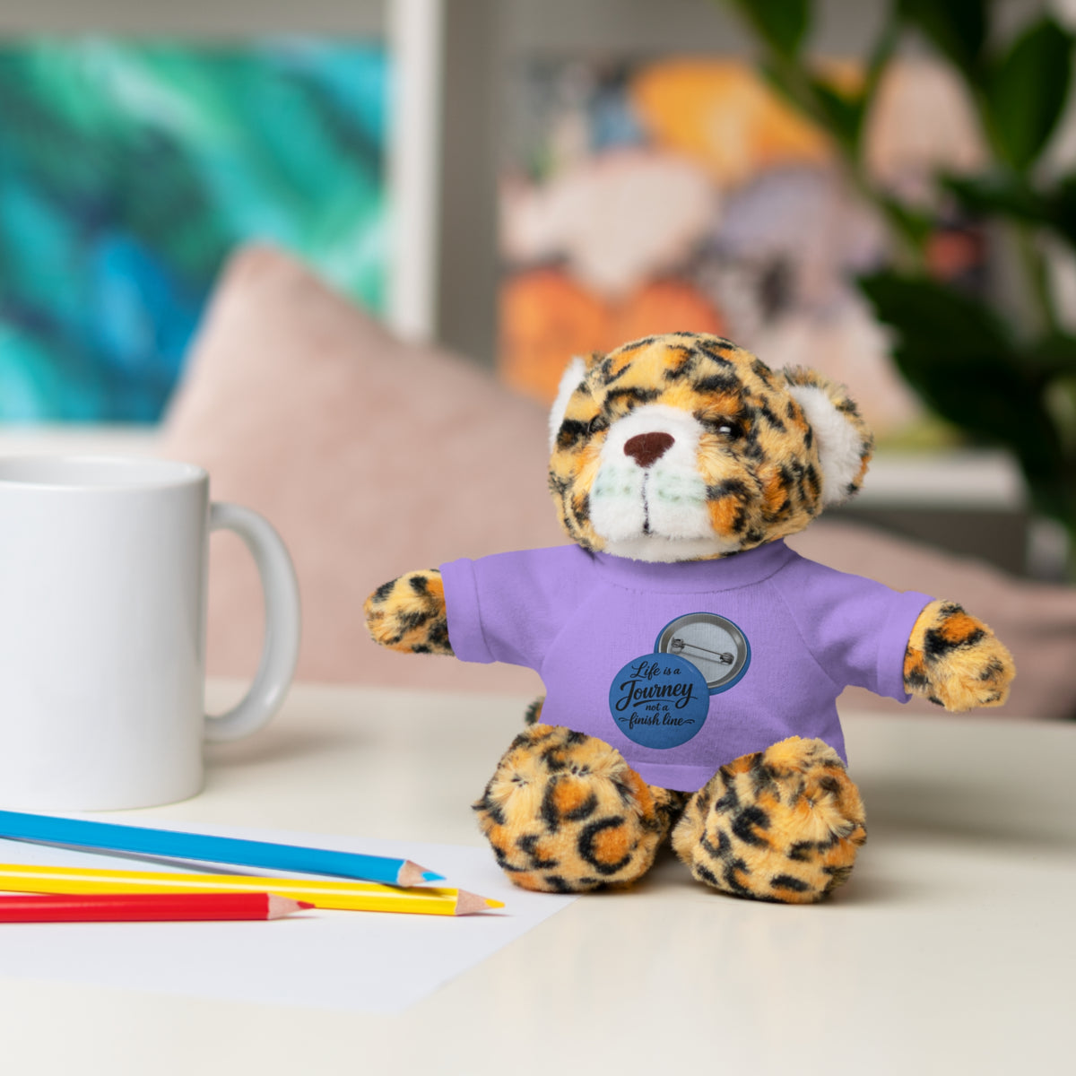 Personalized Teddy Bear with Custom Tee — Cute Plush Gift for Kids & Occasions