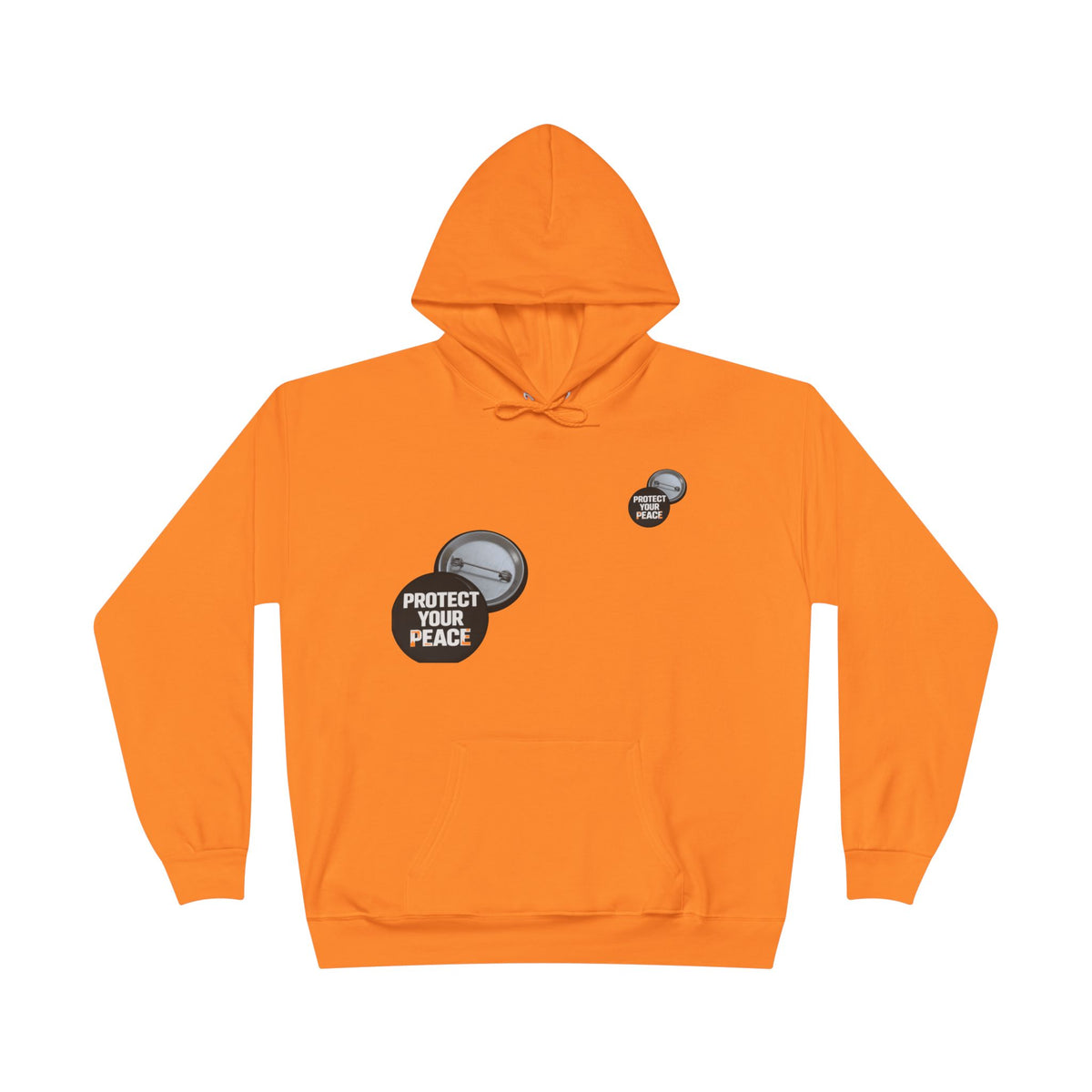Protect Your Peace Hoodie — Minimal Badge Graphic Pullover