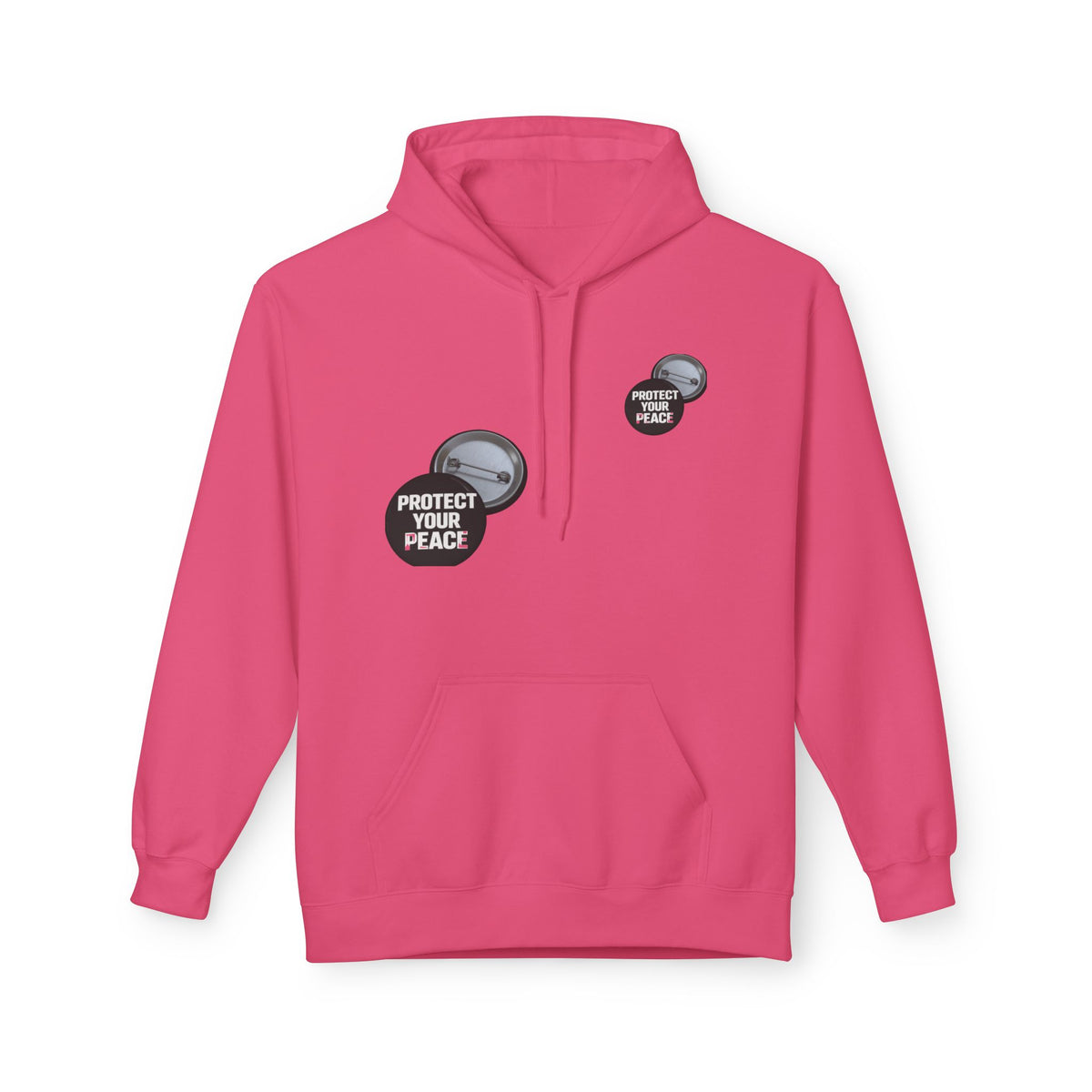 Protect Your Peace Hoodie — Minimal Badge Graphic Pullover