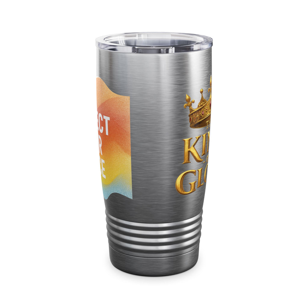 20oz Ringneck Tumbler — "The King of Glory" Crowned Stainless Travel Mug