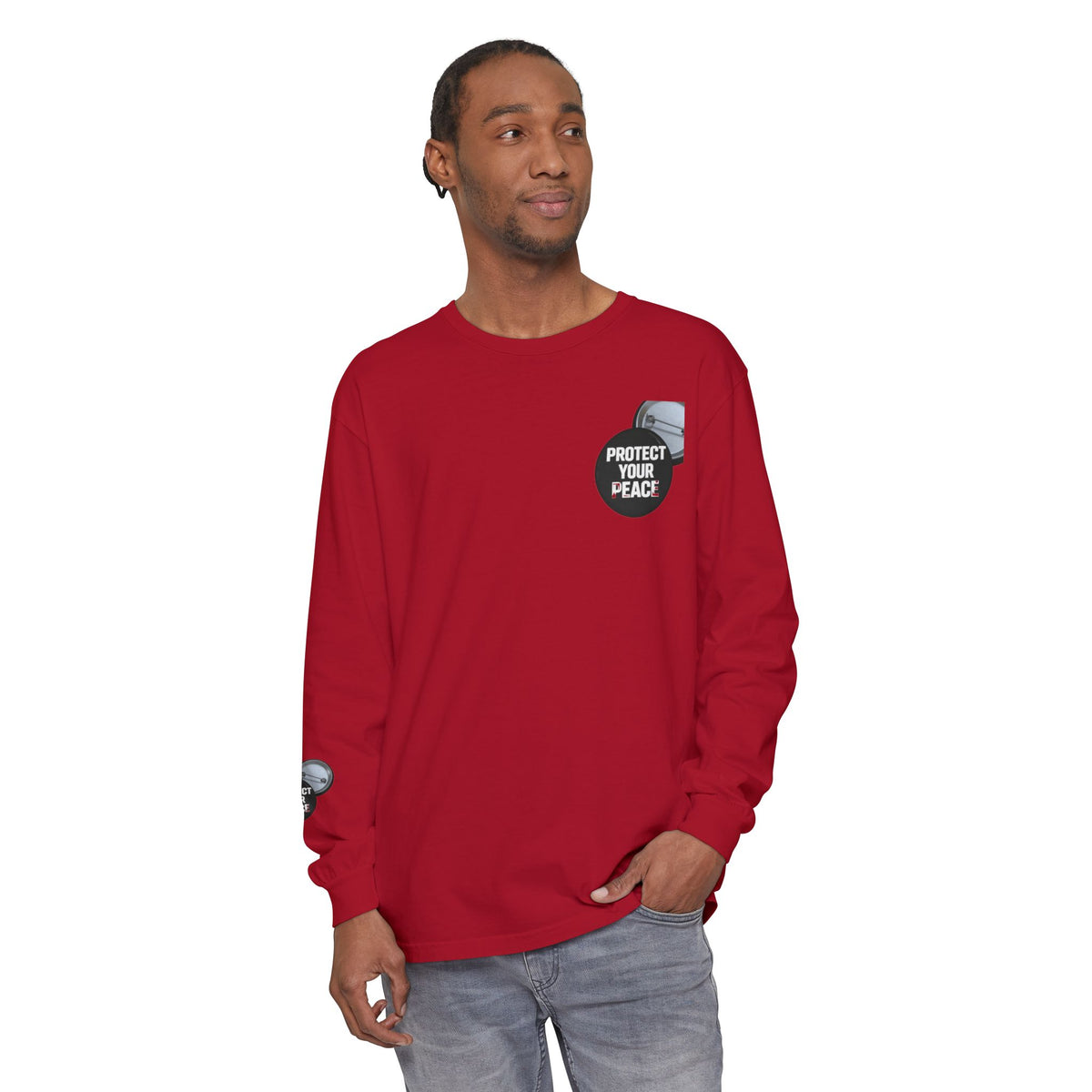 Protect Your Peace Graphic Long Sleeve T-Shirt
