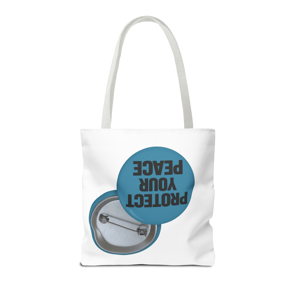 Protect Your Peace Tote Bag - Inspirational Everyday Canvas Shopper
