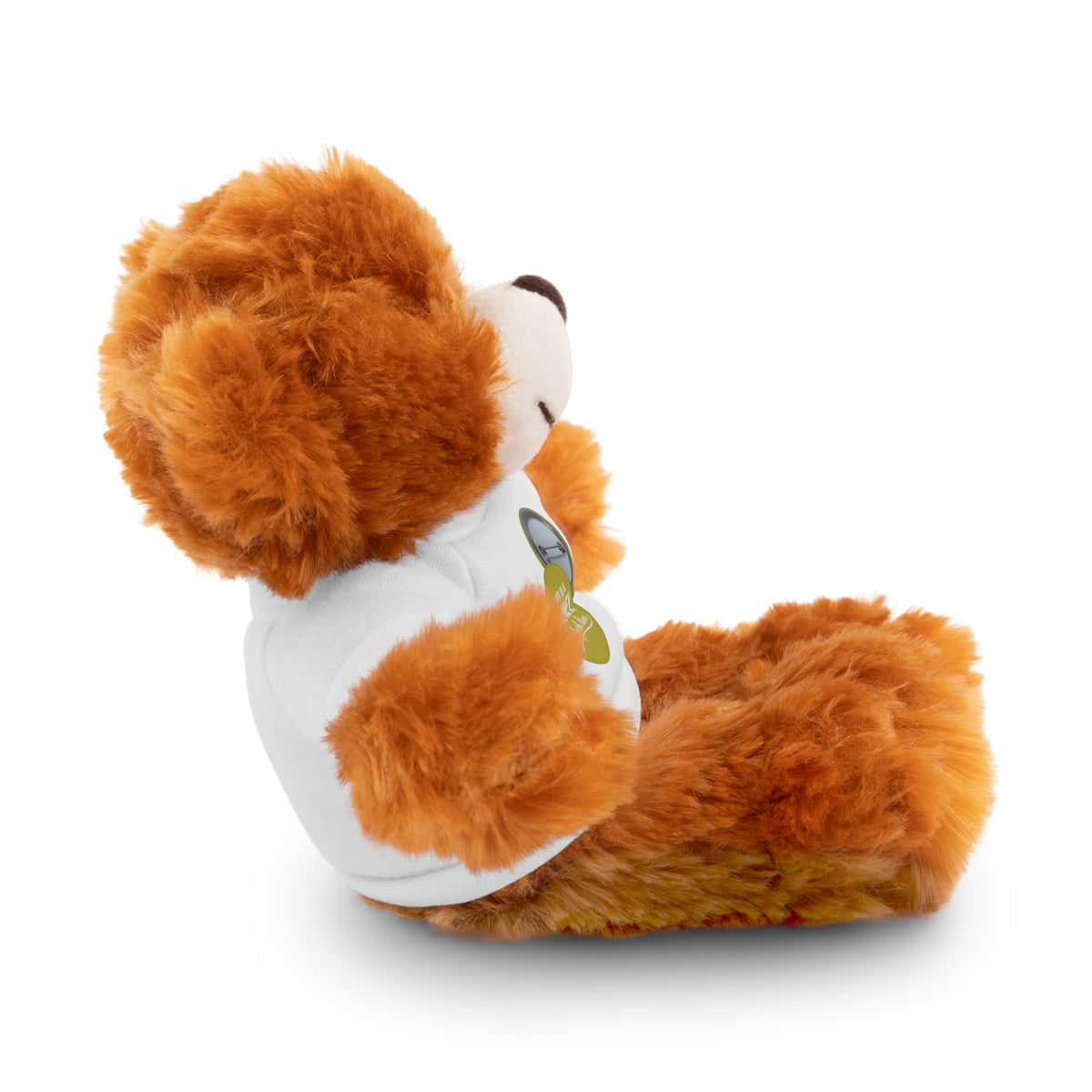 Cute Brown Teddy Bear with 'Life Is a Journey not a finish line.' Tee — Plush Gift for Kids & Travelers