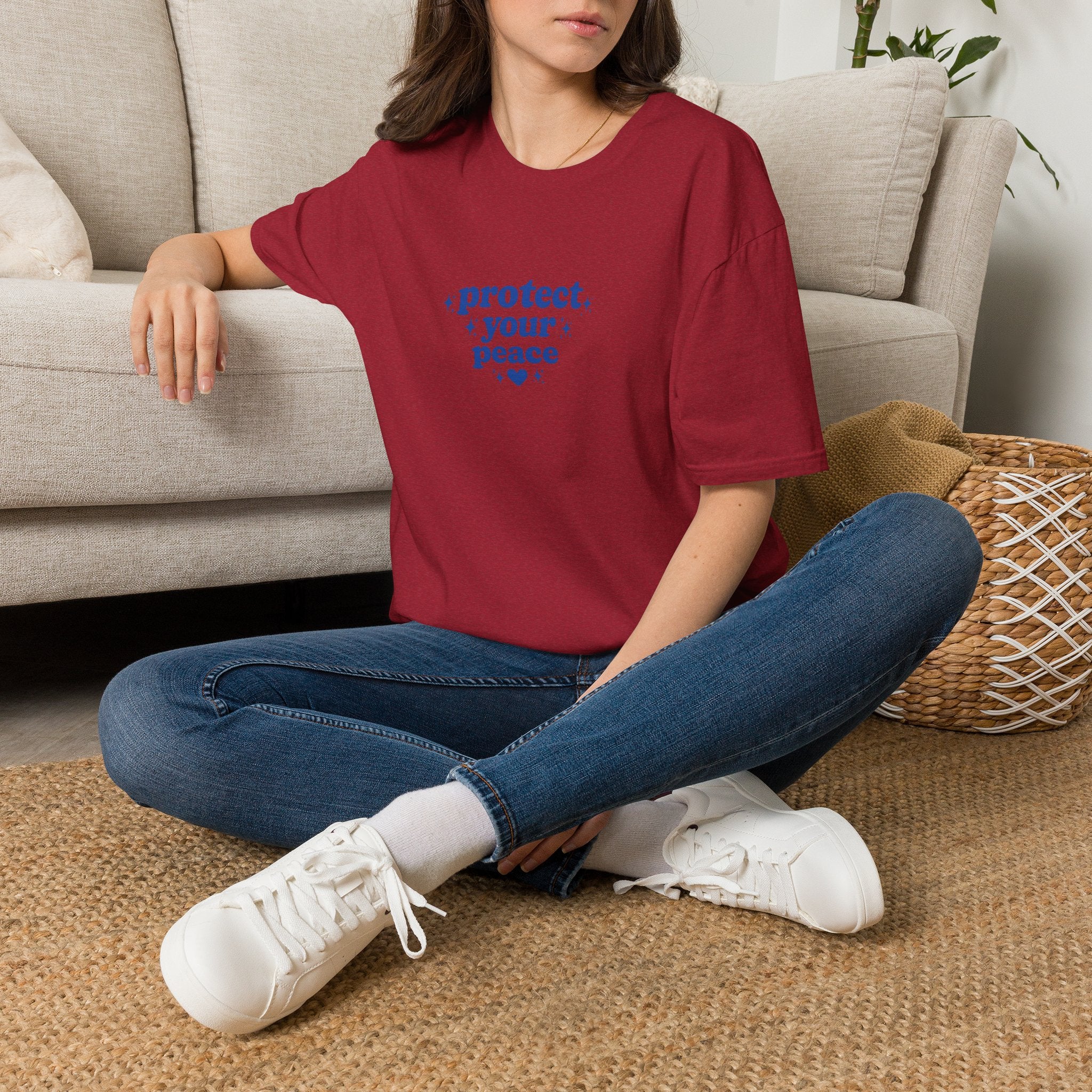 Protect Your Peace T-Shirt — Positive Self-Care Graphic Tee