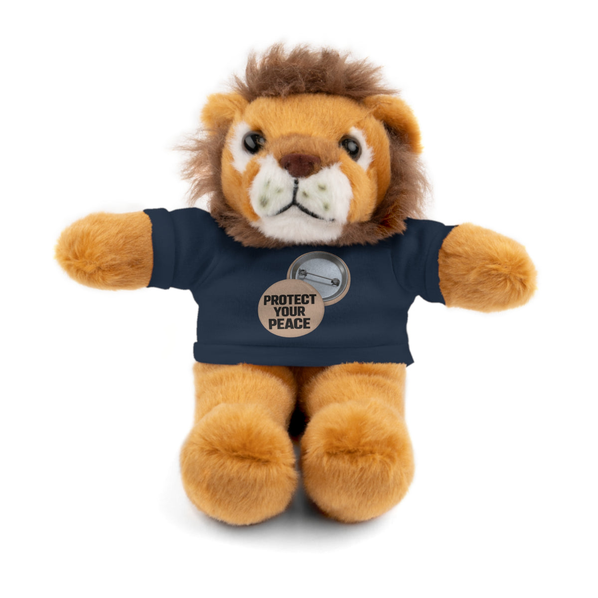 Protect Your Peace Teddy Bear — Plush Stuffed Animal with Tee