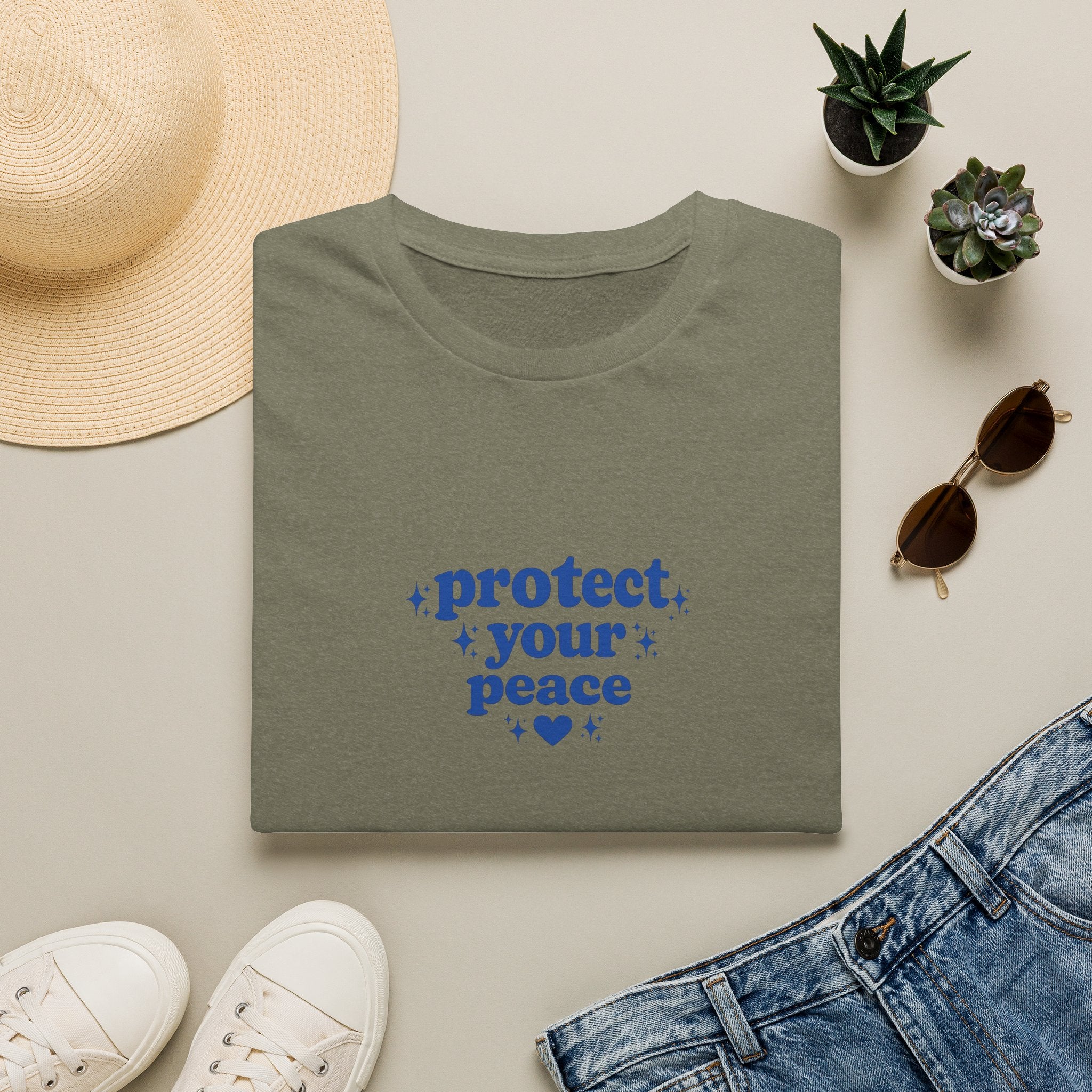 Protect Your Peace T-Shirt — Positive Self-Care Graphic Tee