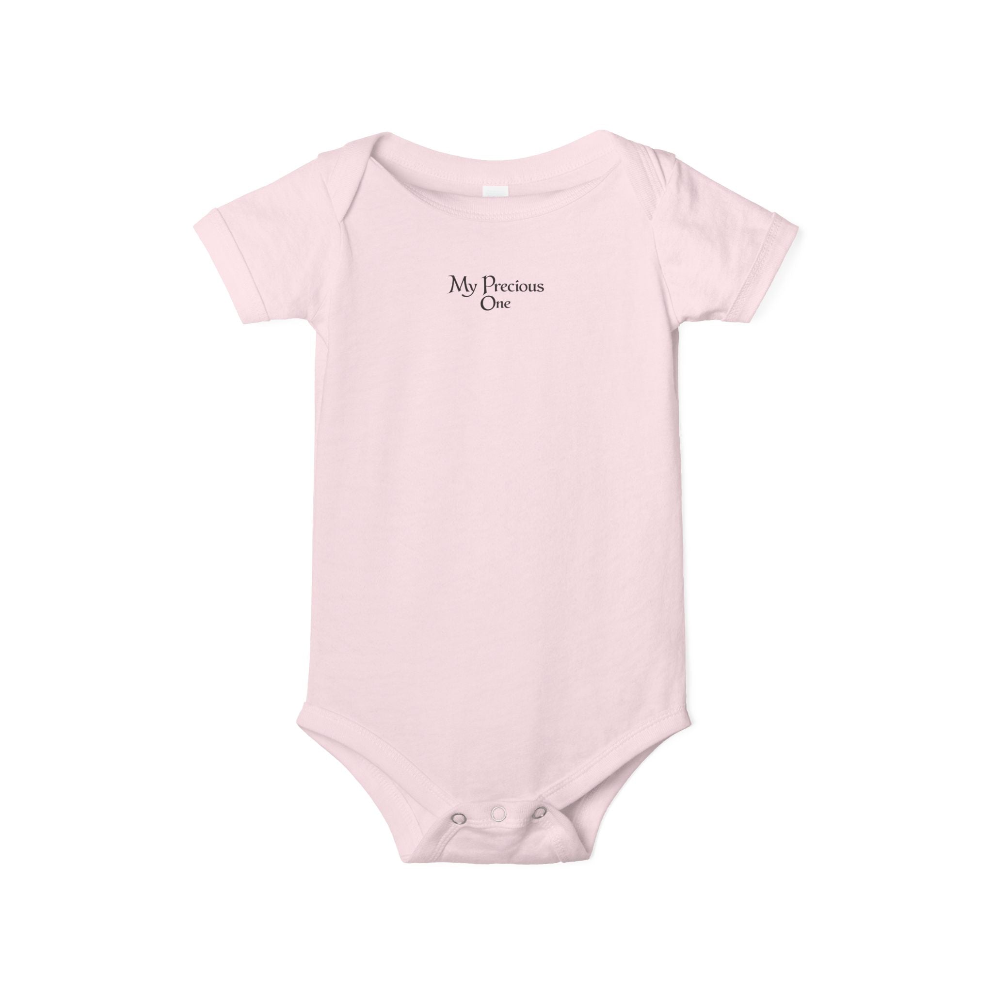 Minimal 'My Favorite' Infant Onesie – Soft White Baby Bodysuit