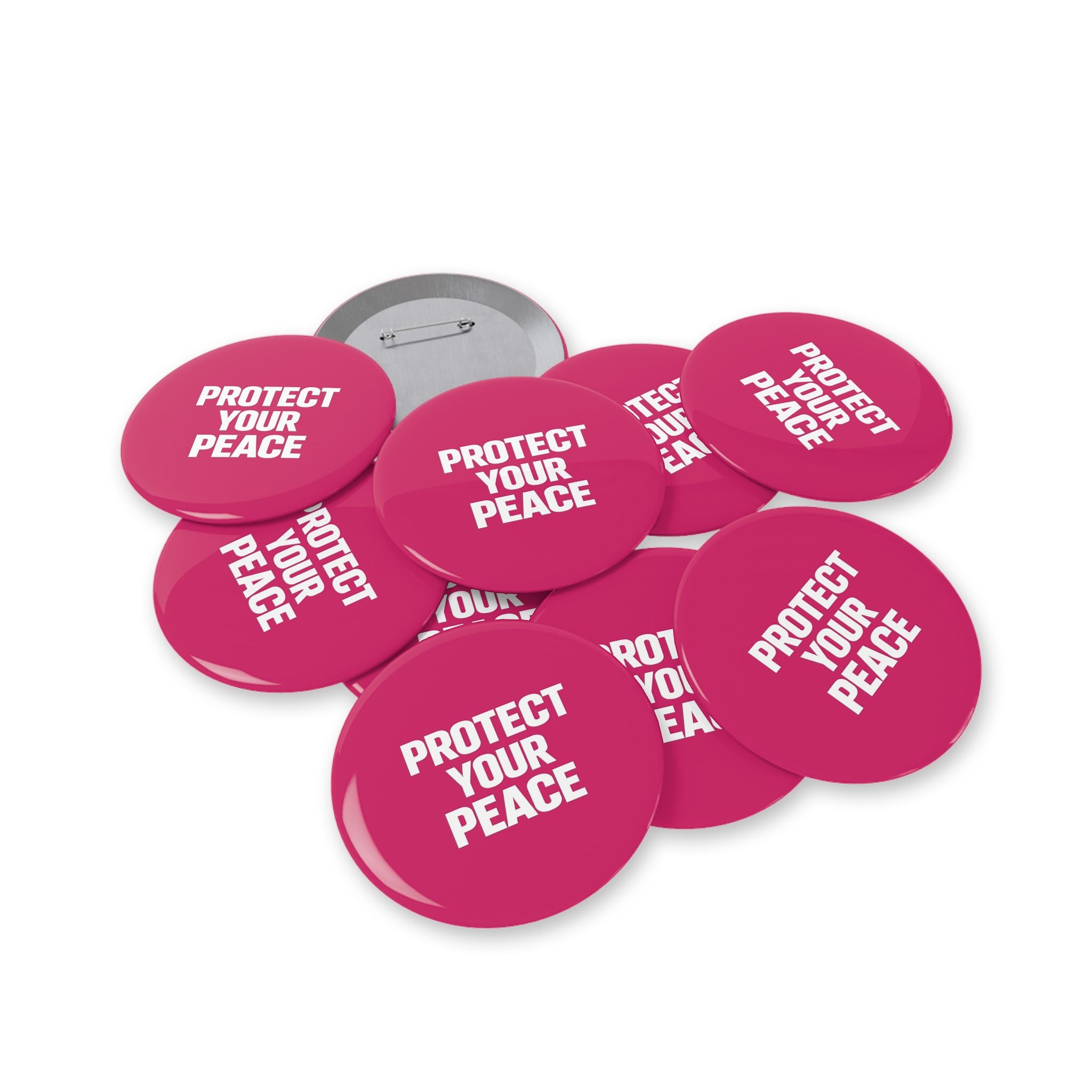 Protect Your Peace Pin — Round Statement Button