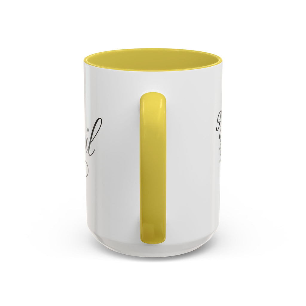 April Script Name Mug — Personalized Birthday Month Coffee Cup (11oz, 15oz)