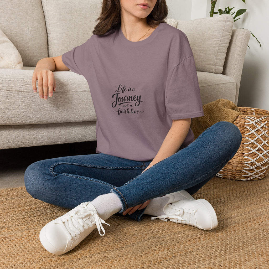 Life Is a Journey T-Shirt2 – Minimal Inspirational Quote Tee