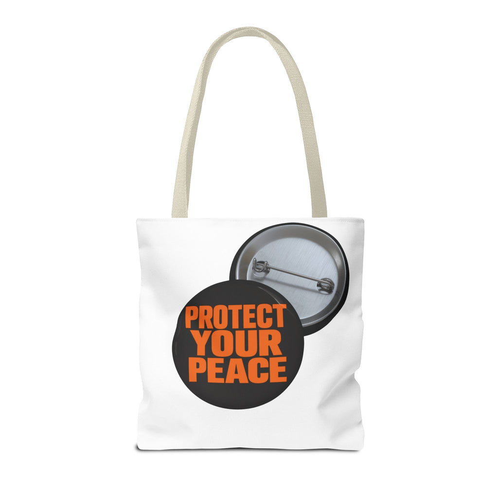 Protect Your Peace graphic design Mental Health Awareness Tote Bag