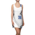 Protect Your Peace Racerback Dress — Button Pin Pattern All-Over Print