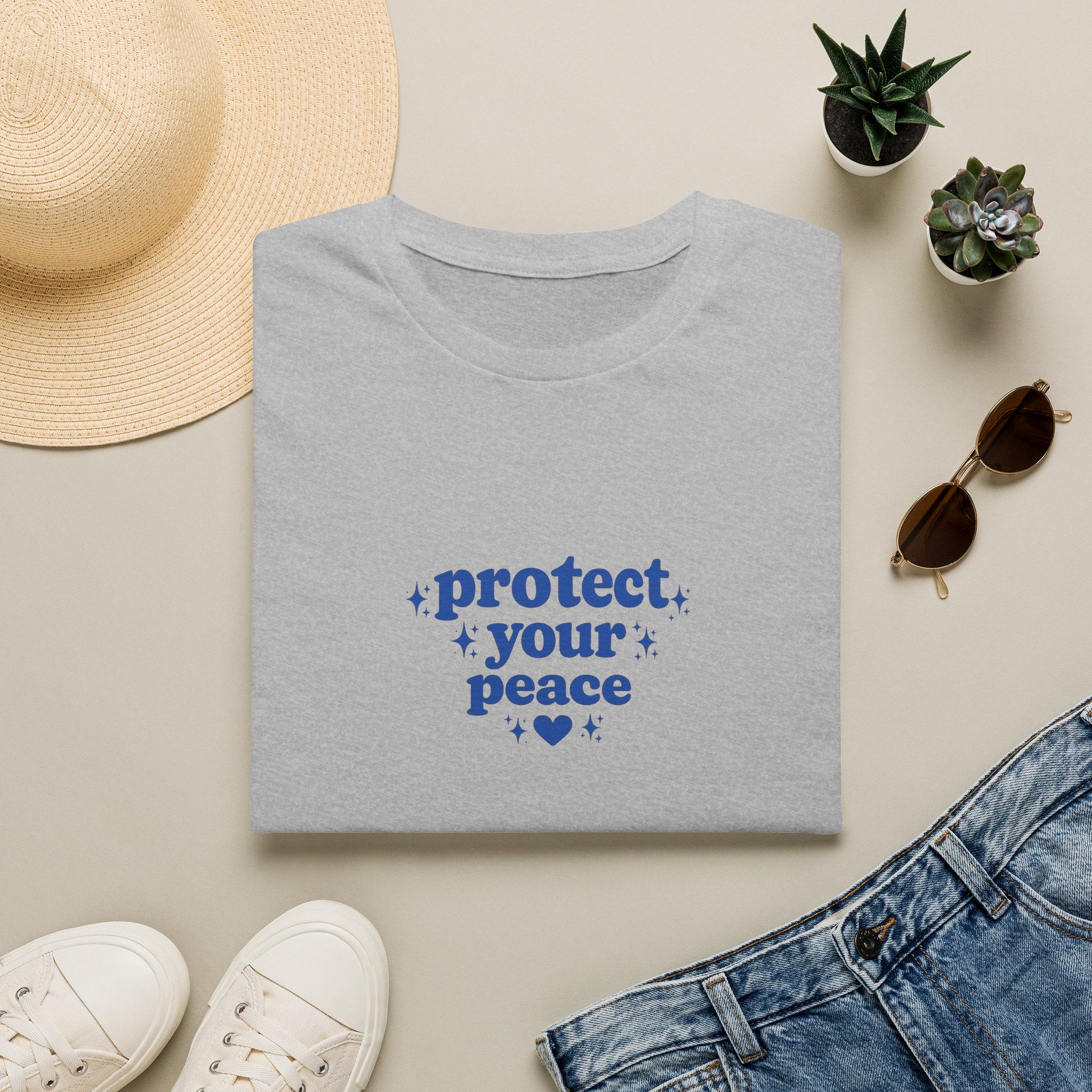 Protect Your Peace T-Shirt — Positive Self-Care Graphic Tee