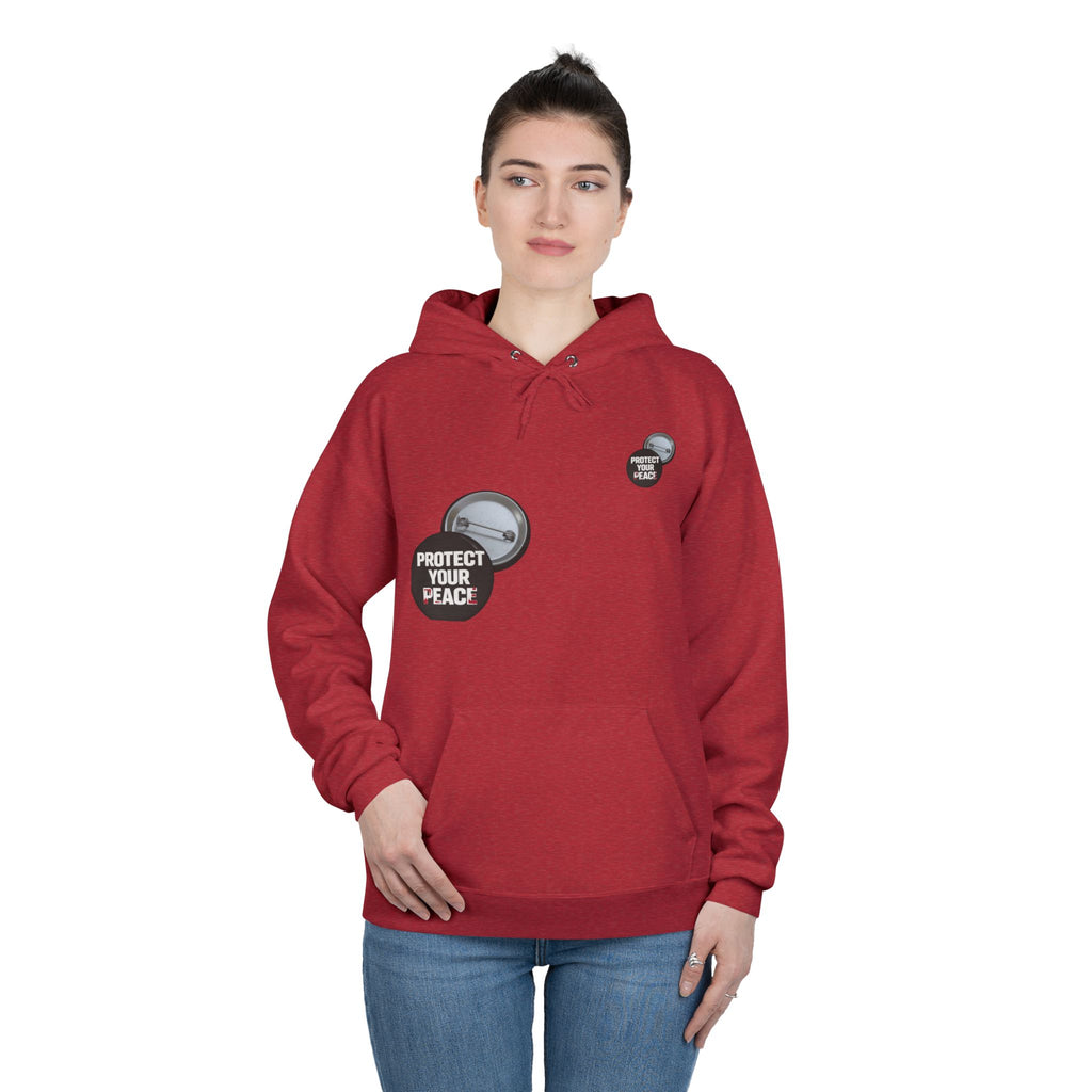 Protect Your Peace Hoodie — Minimal Badge Graphic Pullover