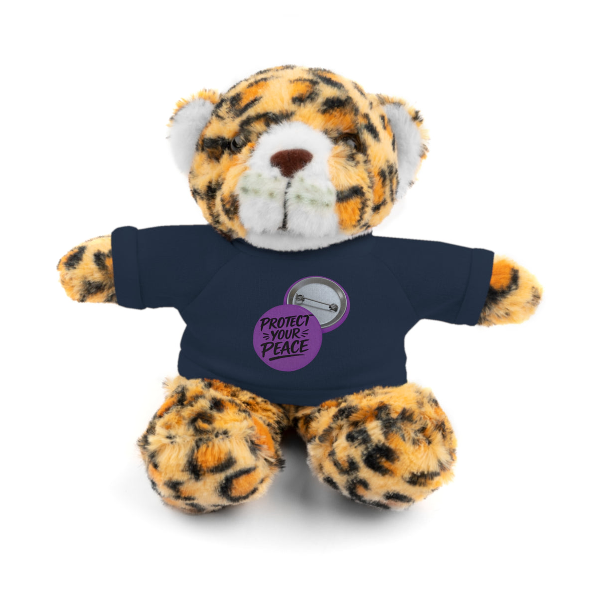 Plush Bear with 'Protect Peace' Tee