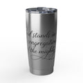 20oz Stainless Tumbler — Script Engraved Travel Cup