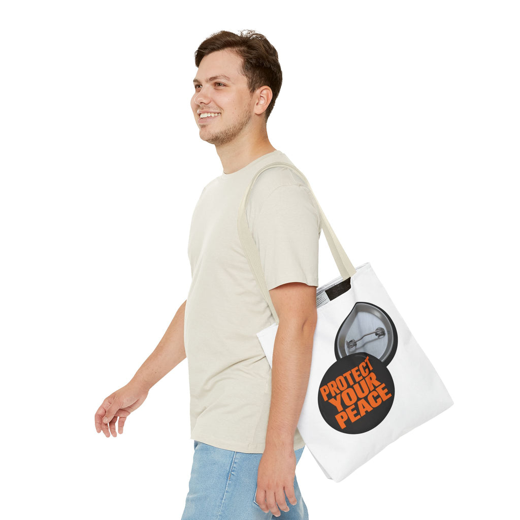 Protect Your Peace graphic design Mental Health Awareness Tote Bag