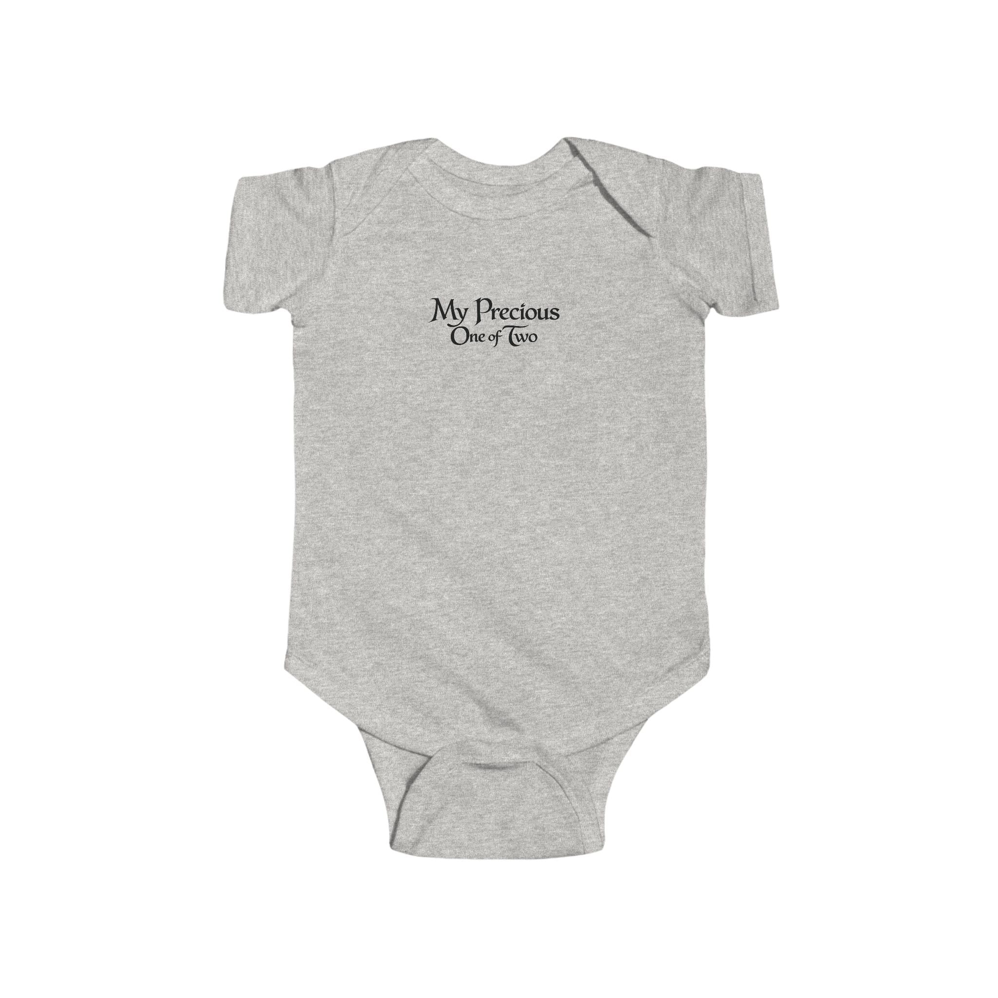 Infant Bodysuit – "My Precious One of Two" Cute Newborn Baby Onesie