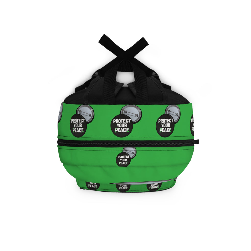 Protect Your Peace Backpack — Motivational Quote School & Travel Bag