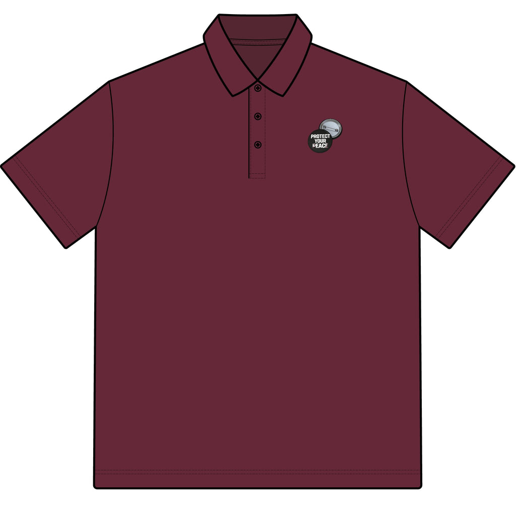 Men’s Burgundy Polo Shirt