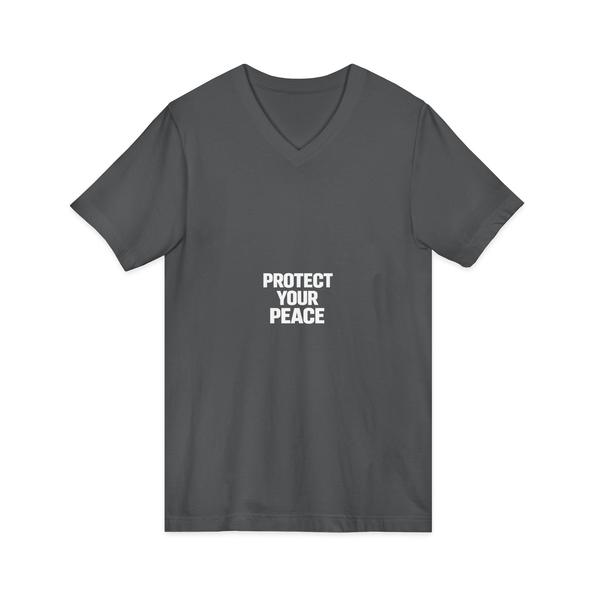 Unisex Jersey Short Sleeve V-Neck Tee