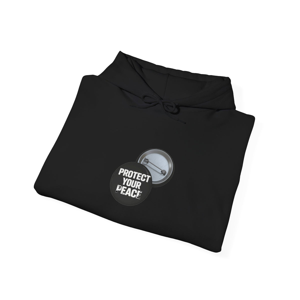 Hoodie  protect your peace  graphic design sleave and chest