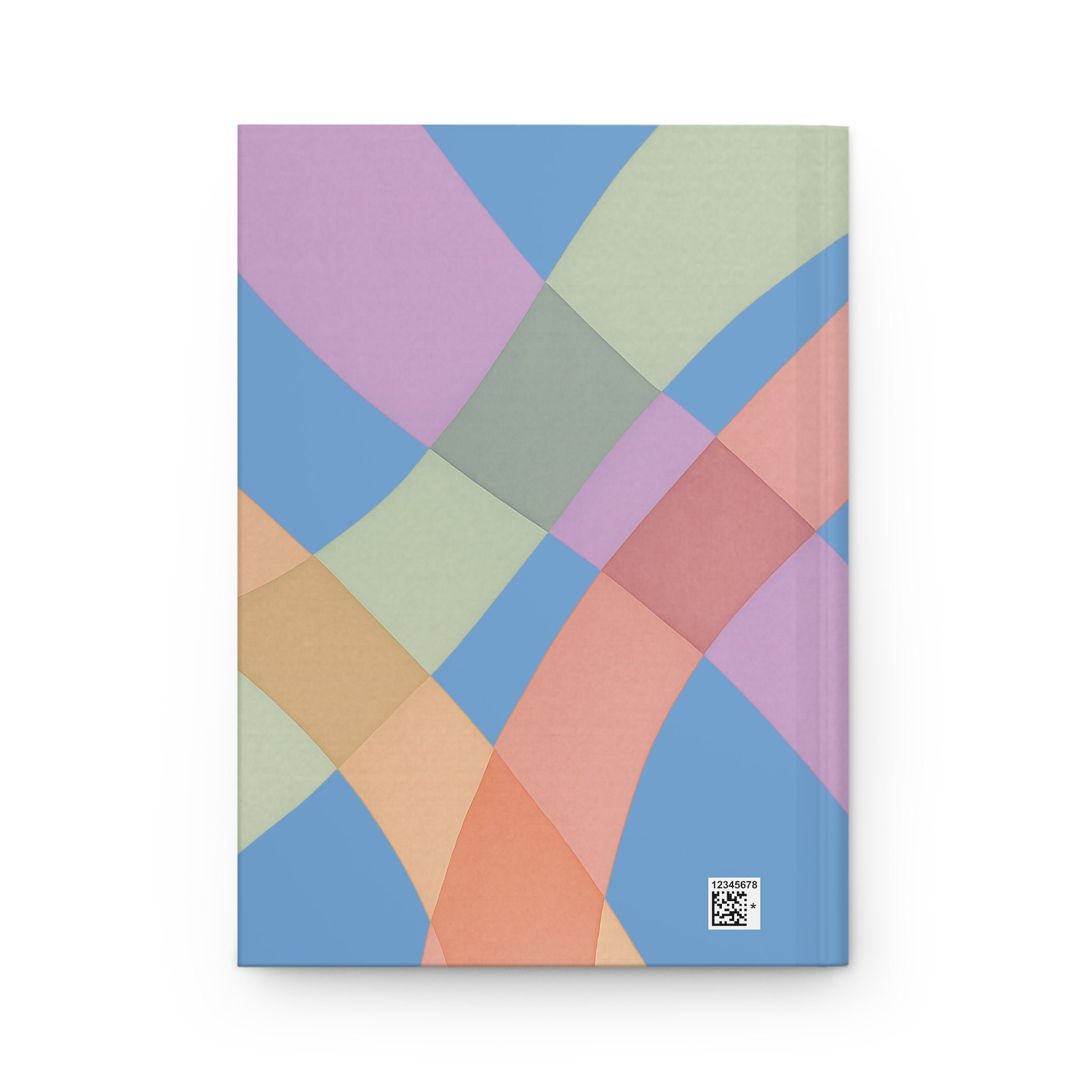 Praying Hands Hardcover Journal — Pastel Geometric Devotional Notebook