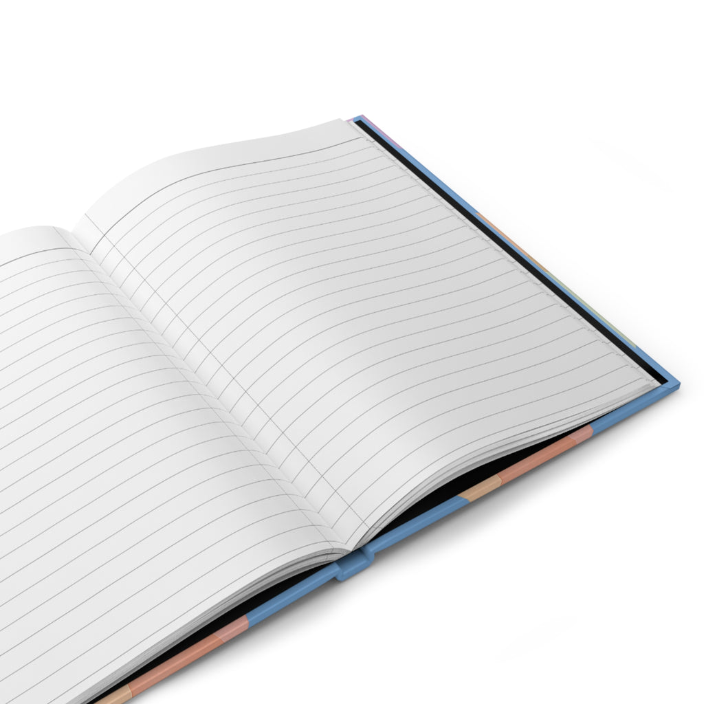 Praying Hands Hardcover Journal — Pastel Geometric Devotional Notebook