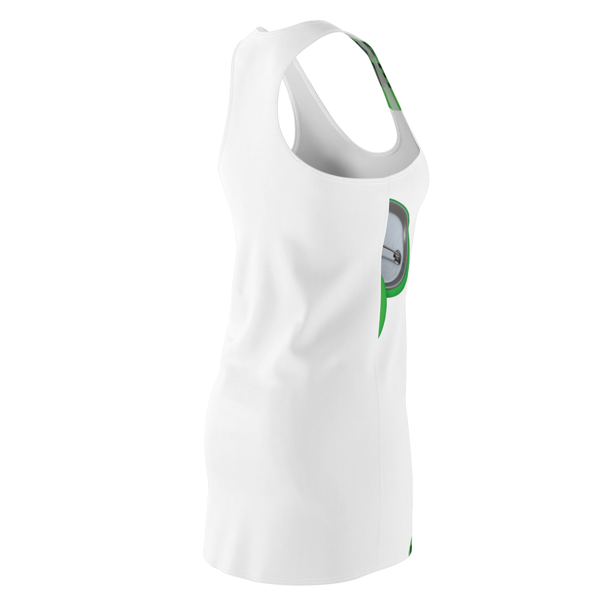 Protect Your Peace Racerback Dress — Positive Message AOP Summer Dress