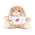 Teddy Bear Plush with “Protect Peace” Button Tee