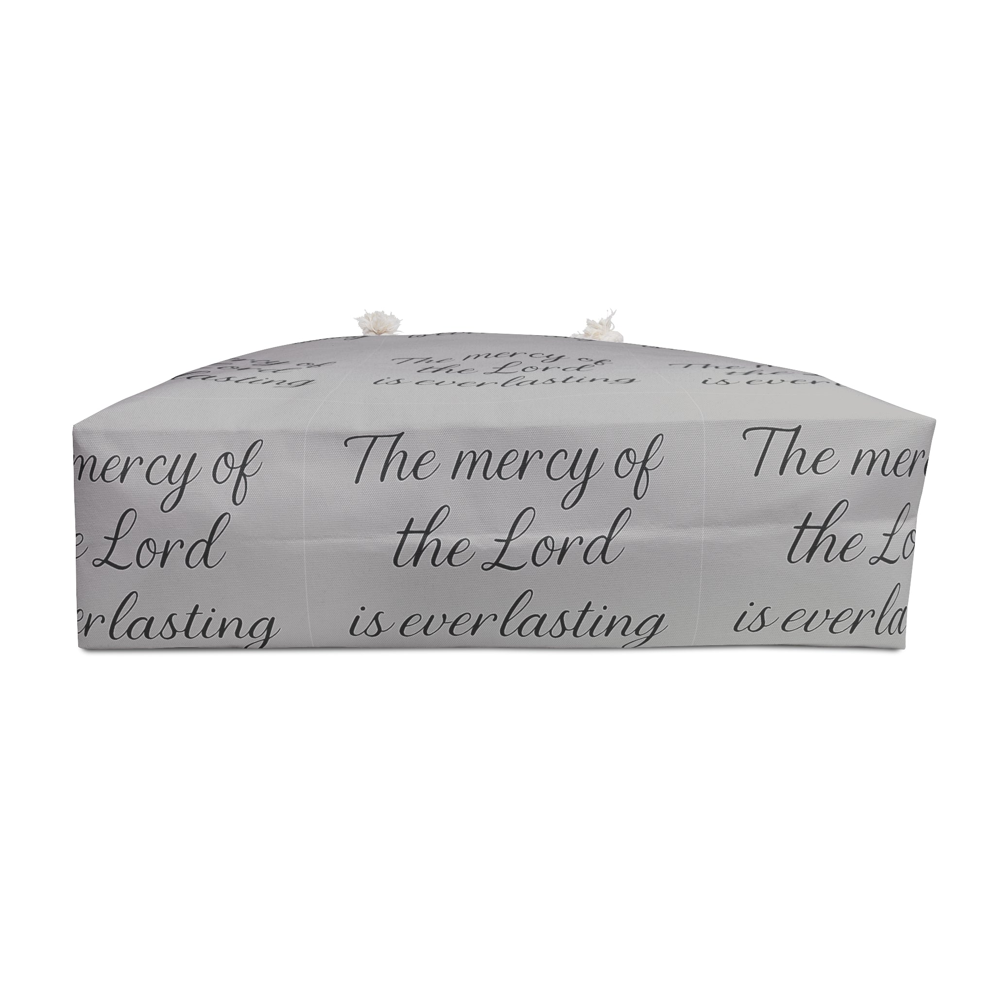 Weekender Bag - “The mercy of the Lord is everlasting” Inspirational Travel Tote
