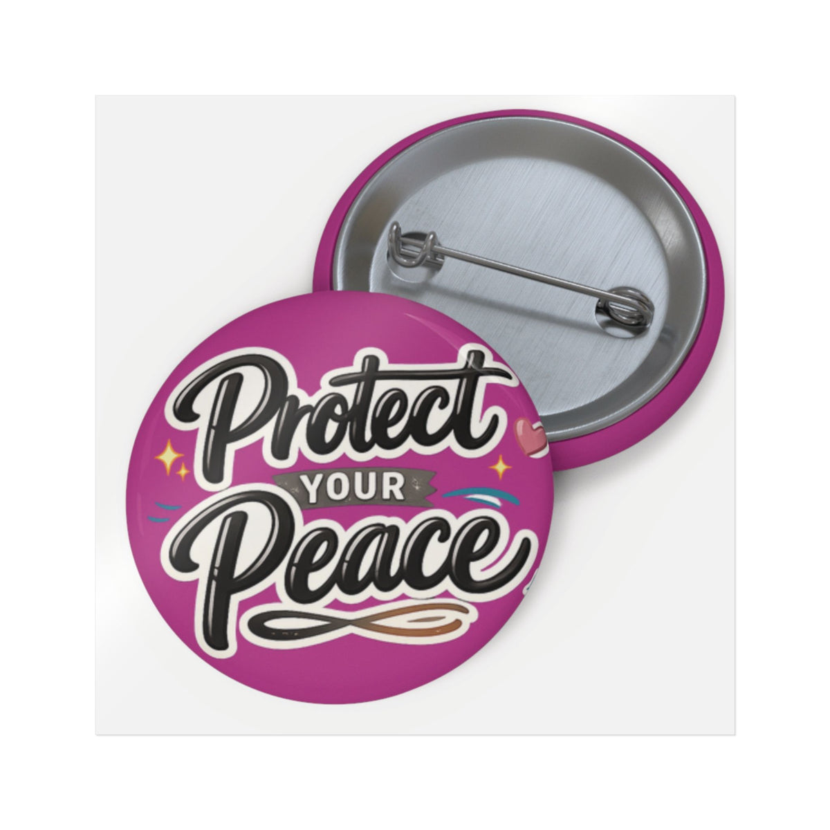 Protect Your Peace Sticker — Pink Motivational Vinyl Decal