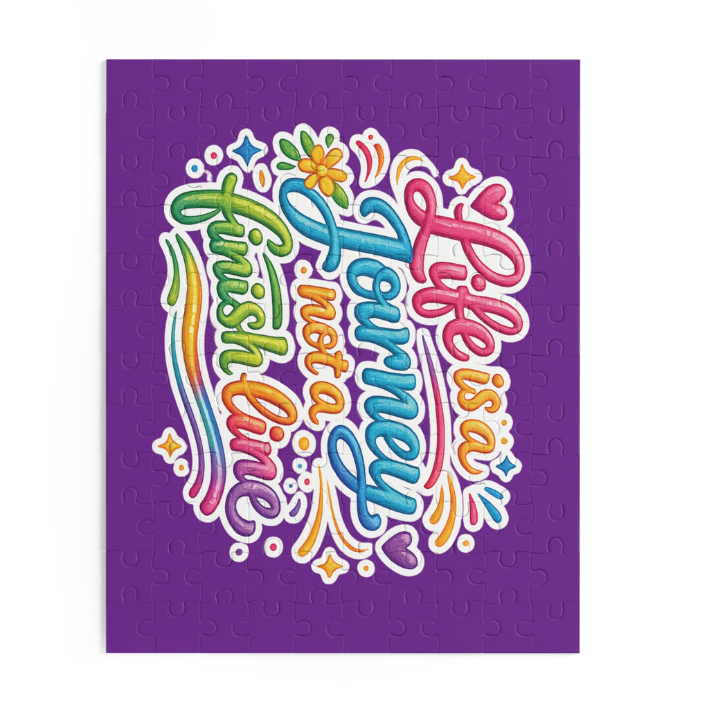 Inspirational 'Life Is a Journey, Not a Finish Line' Puzzle