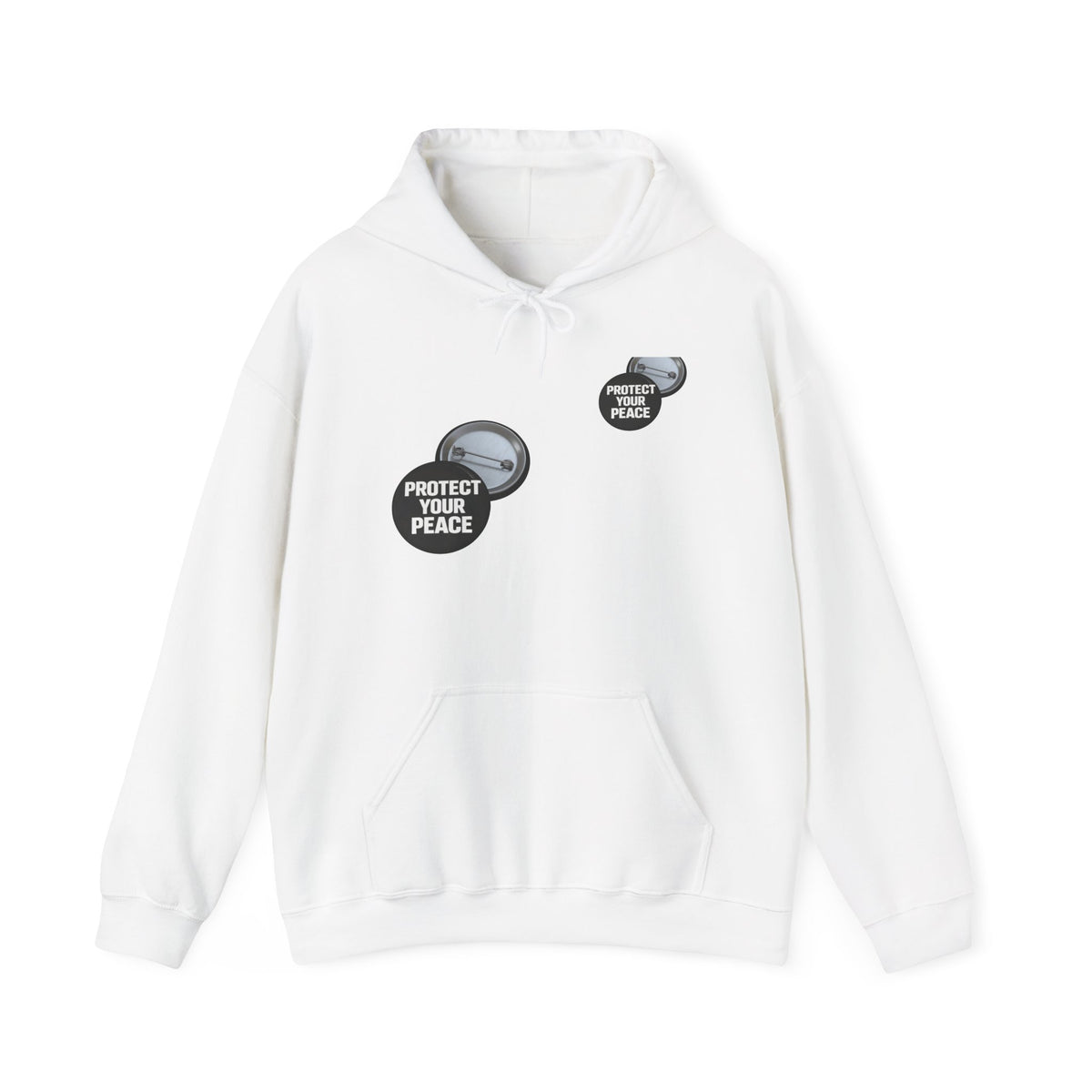 Protect Your Peace Hoodie —  Graphic design  White Pullover