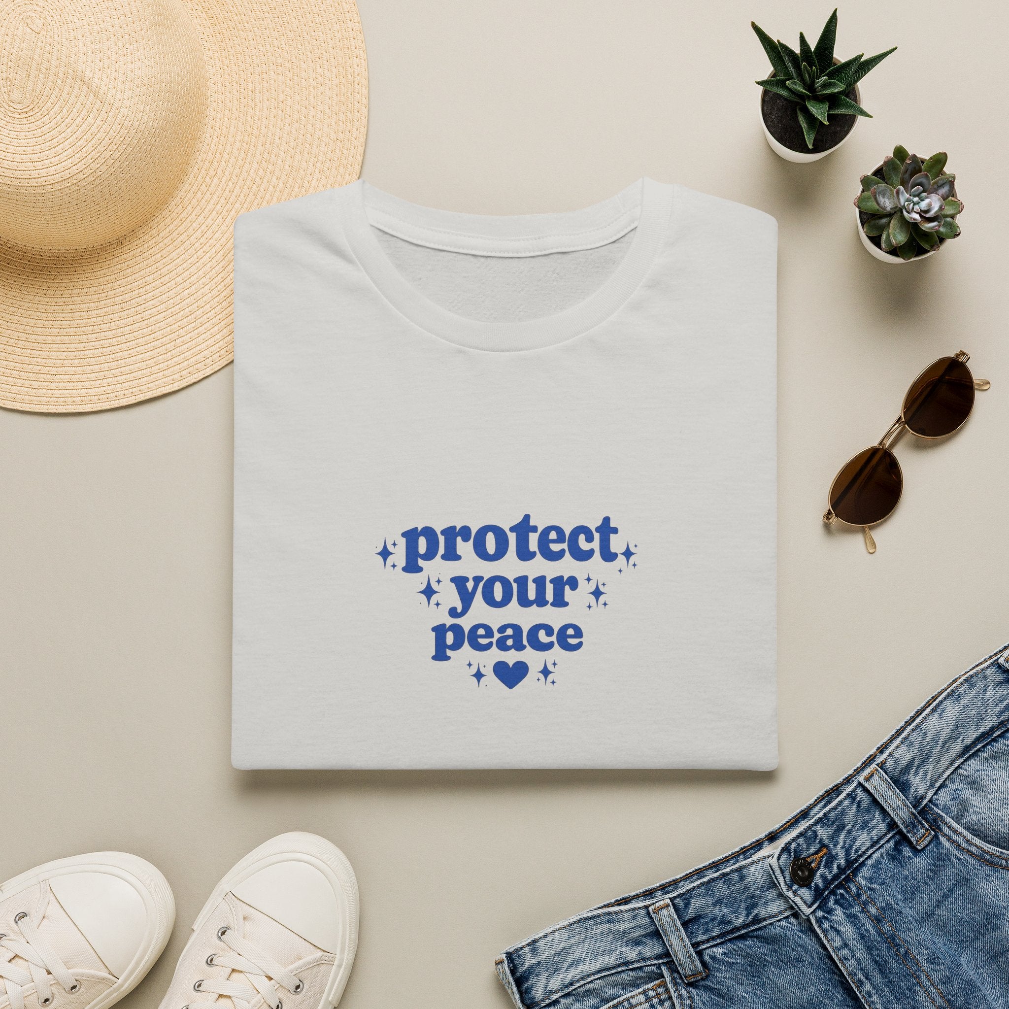 Protect Your Peace T-Shirt — Positive Self-Care Graphic Tee
