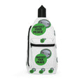 Protect Your Peace Sling Bag – Green Peace Button Crossbody Bag