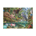 Rainforest Wildlife Jigsaw Puzzle – Axolotl, Shoebill & Exotic Animals (96–1000 pc)