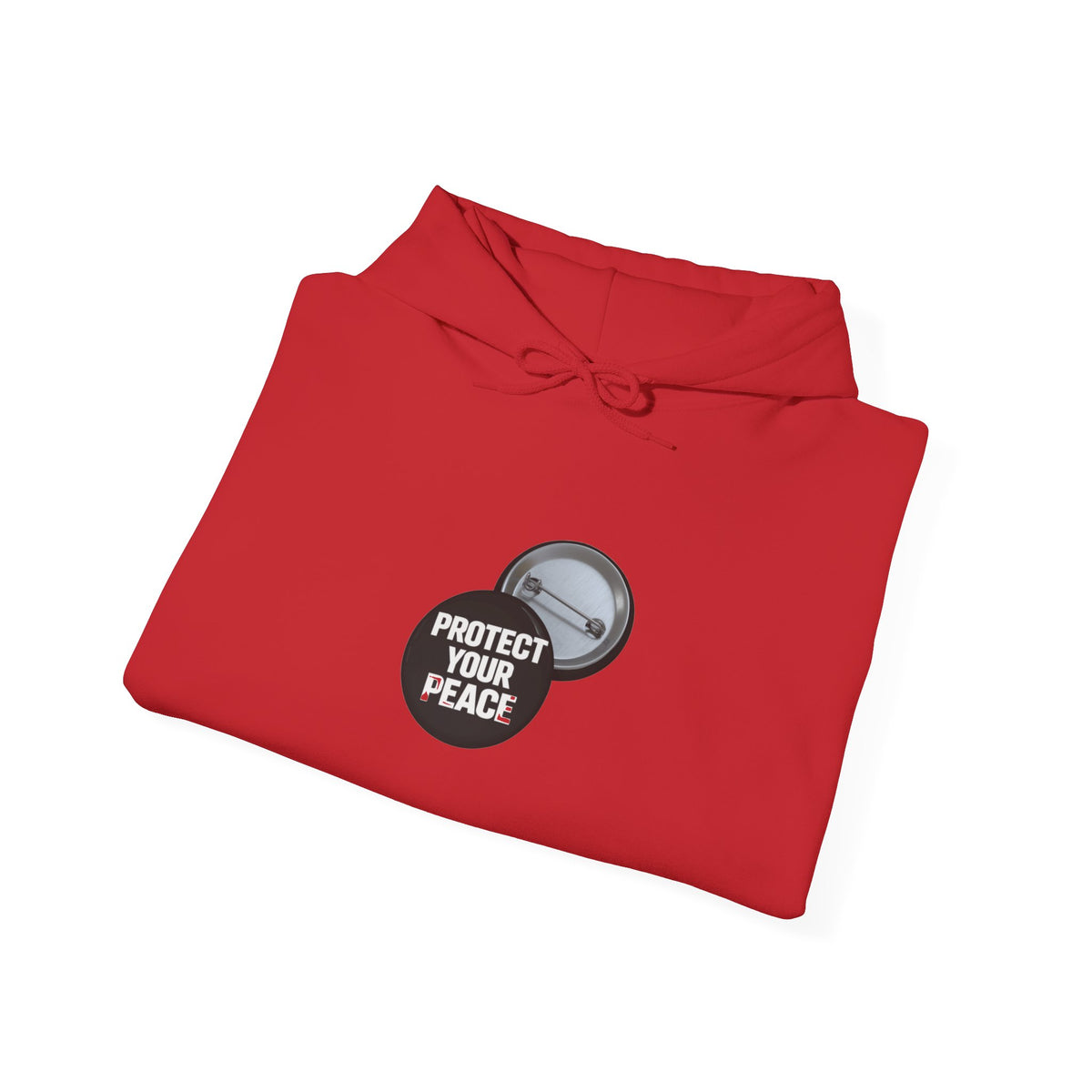 Hoodie  protect your peace  graphic design sleave and chest