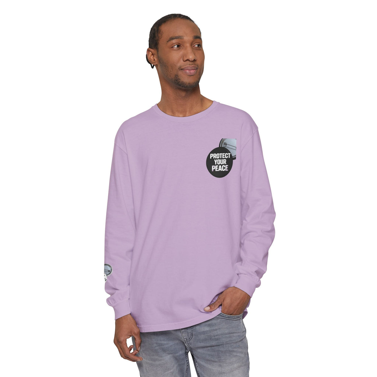 Protect Your Peace Graphic Long Sleeve T-Shirt