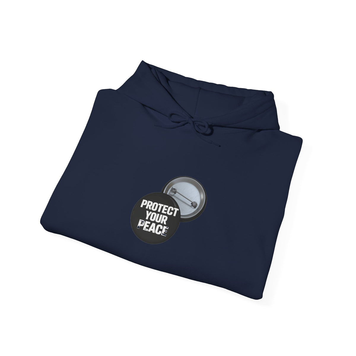 Hoodie  protect your peace  graphic design sleave and chest